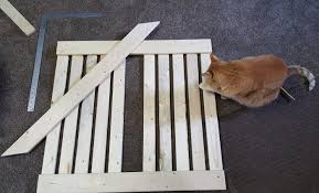 Cat door openings from 4 to 10 inches wide; Diy Barn Door Baby Gate With Pet Door Instructions