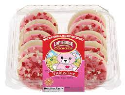 Valentine Pastel Pink Frosted Sugar Cookies Lofthouse Cookies Nut Free Cookies Sugar Cookie Frosting Favorite Cookies