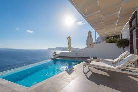 Immerse To Infinity Blue Views From Santorini Secret Suites Spa Greece Santorini Luxury Hotels Greece Travel Wonderful Places
