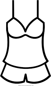 If your bust and hip correspond to 2 different sizes, choose the larger size from the designer size chart. Pajamas Coloring Page Dibujos Para Colorear De Pijamas Clipart Full Size Clipart 4064282 Pinclipart