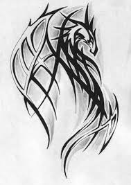 The tribal dragon tattoo is done in tribal art, an ancient practice of tattooing from. Classic Tribal Dragon Tattoo Designs1 Jpg 500 707 Celtic Dragon Tattoos Dragon Tattoo Pictures Tribal Dragon Tattoos