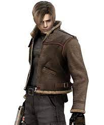 Resident Evil 4 Shearling Jacket Leon Kennedy Jacket Resident Evil Resident Evil Leon Leon S Kennedy
