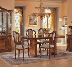 Ivory italian classic dining table chairs i love this italian dining table dining room furniture sets italian dining room. Esf Milady Walnut Classic Italian Dining Table Set 7pcs Made In Italy Esf Milady Dt Set 7