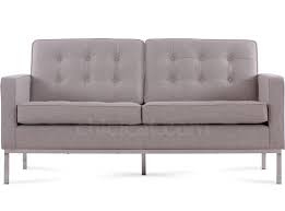 Florence Knoll Sofa 2 Seater Platinum Replica Chicicat