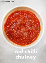 Red Chilli Chutney Recipe Spicy Garlic Chutney For Chaat Recipe Chutney Recipes Chilli Chutney Recipes Chutney