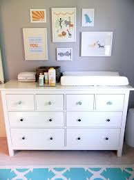 Hemnes Dresser By Ikea To Double As Changing Table Baby Changer Baby Decor Baby Boy Rooms