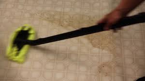 A simple solution of one part white vinegar to five parts filtered water is effective and inexpensive. How To Steam Clean Vinyl Floor Daimer Steam Cleaners Youtube