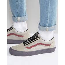 Vans X Nintendo Old Skool Trainers In Beige With Pixel Print V4ojjsz Beige Doorsstore Ao160115020 39 99 Vans Sh Vans Sneakers Fashion Sneaker Collection