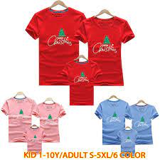 Idgreatim unisex ugly christmas crewneck sweatshirt novelty 3d graphic long sleeve sweater shirt. Christmas Tshirt Family Matching Clothes Christmas Tree Print Short Sleeve Mom Daughter Dad Son Matching Tshirts Kids Boy Girl Tops Tee Wish