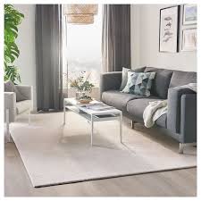 Tyvelse Rug Low Pile Off White 6 7 X9 10 Ikea Big Rugs Ikea Types Of Flooring