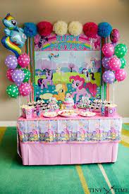 Pony pals can add a variety of theme ponies for birthday parties. My Little Pony Birthday Party Ideas Photo 1 Of 11 Little Pony Birthday Party My Little Pony Birthday Pony Party