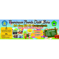 Oleh karena itu, semua orang wajib mengerti apa itu visi dan misi beserta. Desain Cetak Banner Ppdb Paud Ra Kb Sd Tk Murah Shopee Indonesia