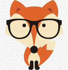 Don't shade the tiny circles. Download Lasses Clipart Fox Cartoon Fox With Glasses Png Free Png Images Toppng