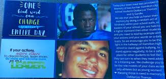 We would like to extend a heartfelt thank you to Mayor Hayes and Mrs. Hayes  for their generous support in providing the pre-game meal for our JV and  varsity football teams.