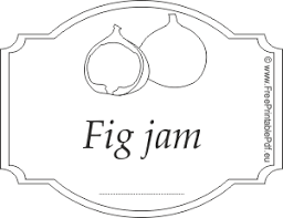 Enjoy these free printable jar labels for home canning that you can customize with your own text. Fig Jam Labels Free Printable Pdf