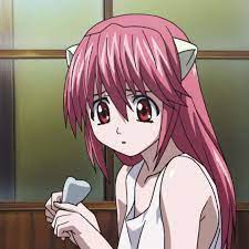 Download Lucy, the Diclonius, star of the anime Elfen Lied | Wallpapers.com