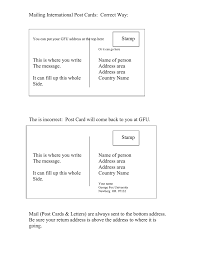 How to write a postcard worth remembering. Mailing International Post Cards Correct Way Stamp