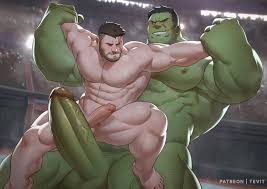 Rule34 - If it exists, there is porn of it  bruce banner, hulk, thor  (marvel)  7032073