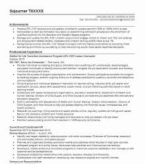 sfl tap transition career counselor ii