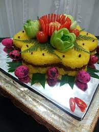 Hiasan pulut kuning perkahwinan/ harijadi. Pulut Kuning Food Food And Drink Food Decoration