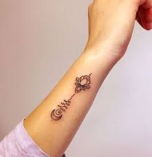 The outer forearm is a prime spot for sprawling imagery such as long quotes, floral designs, arrows, crosses, colorful pieces, and beautiful artwork. 33 Small Meaningful Wrist Tattoo Ideas Seitliche Handgelenk Tattoos Handgelenk Tattoos Fur Frauen Kleine Tattoos Frauen