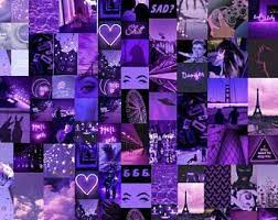 See more ideas about purple aesthetic, dark purple aesthetic, lavender aesthetic. Neon Pink Colors Wall Collage Kit Purple Aesthetic Purple Wall Art Dark Purple Aesthetic