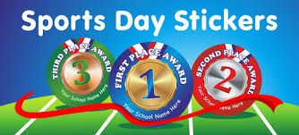 Sports Day Stickers Medals Rewards From School Stickers