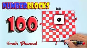 Numberblocks are printable sheets of almost any shape, which can be used for math homework, art projects, or just to keep your kids occupied for a few hours while you're at work. Numberblocks 100 How To Draw And Coloring Numberblocks Blinks Eye Youtube