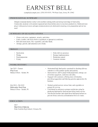 See sample cvs for any job. Professional Culinary Resume Examples Livecareer