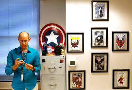 Superhero teacher Tim Hinchman