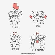 Valentine drawing with free shipping. 35 Ideas For Cute Valentines Day Drawing Ideas Tasya Baby