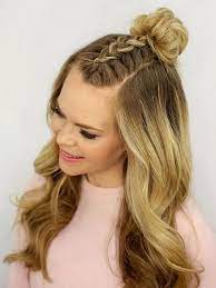 Side view of cute layered long hairstyle for women. 10 Easy Simple Hairstyles For The Everyday Uni Life