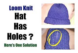 Loom Knit Hat Has Holes One Simple Solution Loom Knit Hat Loom Knitting Loom Knitting Patterns