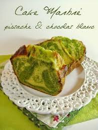 Cake Marbre Pistache Chocolat Blanc Recette Cake Sucre Pistache Cake Marbre