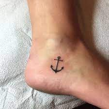 31 Tiny Ankle Tattoos With Big Meanings Ankle Tattoo Small Small Anchor Tattoos Anchor Tattoo Ankle