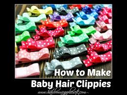 Baby girls' hair accessories are a huge world on their own. How To Make Baby Hair Clippies Baby Hair Clips Diy Hairbow Supplies Etc Youtube