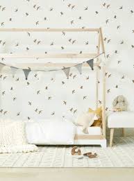 Seamless childish pattern with swan unicorn creative nursery. Beautiful Wallpaper Designs For Nurseries Kids Rooms The Style Files