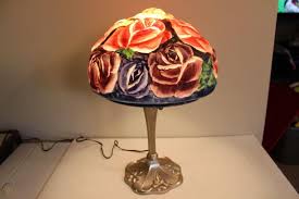 Hello lilian, make a reverse copy of what you wish to paint on the shade, then stick it to the outside of the shade and paint on the inside. Awesome Reverse Painted Glass Lamp Shade Flower Rose Antique Rare Old Floral 1788584693