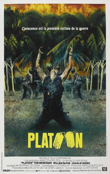 PLATOON Movie Poster 1986