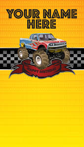 Maybe you would like to learn more about one of these? Background And Table Topper Monster Truck 48 X84 Kubo
