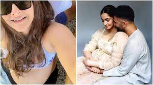 Sonam Kapoor flaunts her baby bump as she enjoys a beach vacation in  Tuscany with husband Anand Ahuja | Bollywood News - The Indian Express