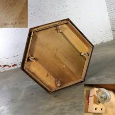 Check spelling or type a new query. Mcm Lane Alta Vista Hexagon Coffee Table Walnut And Smoked Glass Style 1121 04 For Sale At 1stdibs
