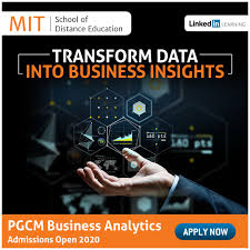 Pgcm Business Analytics In 2020 Distance Education Management Information Systems Program Management