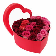 Each order is carefully packed and locally delivered to ensure the freshest and most memorable boxes. Multicolored Roses In Red Heart Box Lebanongifts