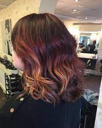 Colormelt Red And Copper Colour Melt Long Hair Styles Uk Hairdressers