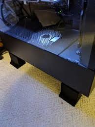 Bestier 47 gaming desk with hutch, rgb map mouse pad 20 modes rgb light home office computer desk w/adjustable shelves, headset hook for gamer, home office, kids schooling, black carbon fiber. Nzxt H500 Vs H510 3d Models Stlfinder