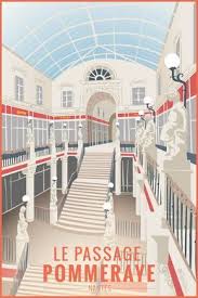 Nantes L Historique Passage Pommeraye Histoire History Architecture Past France Statue Dessin D Nantes Ville Voyage A Nantes Affiches De Voyage Retro