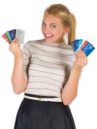 Venus credit card accounts are issued by comenity bank. Woman With Many Credit Cards Free Stock Photo Public Domain Pictures