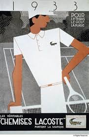 Flyer Pubblicitario Francese Della Polo Lacoste 1933 Pubblicita Retro Poster Vintage Poster Retro