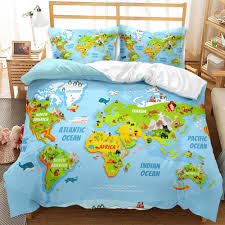 È perfetto per la mia. Set Di Biancheria Da Letto Elegante Mappa A Colori 2021 Copripiumino Moda Federa Copripiumino Stampa Digitale 3d Mappa A Colori Kit Copripiumino Cool Duvet Cover Set Aliexpress